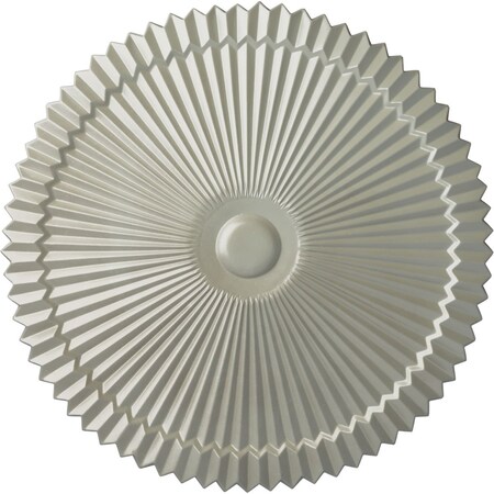 Ekena Millwork Shakuras Ceiling Medallion (Fits Canopies up to 5"), Hand-Painted Flash Copper, 24"OD x 3"P CM24SHFCS